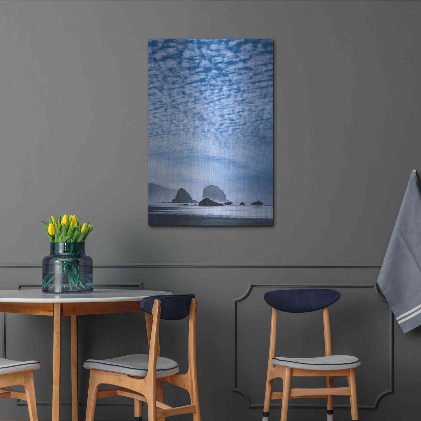 Luxe Metal Art  'Coatal Glow'  by Don Schwartz, Metal Wall Art,24x36