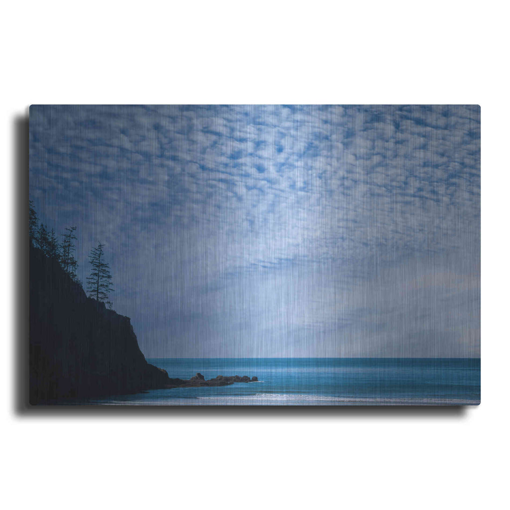 Luxe Metal Art  'Short Sand Beach'  by Don Schwartz, Metal Wall Art