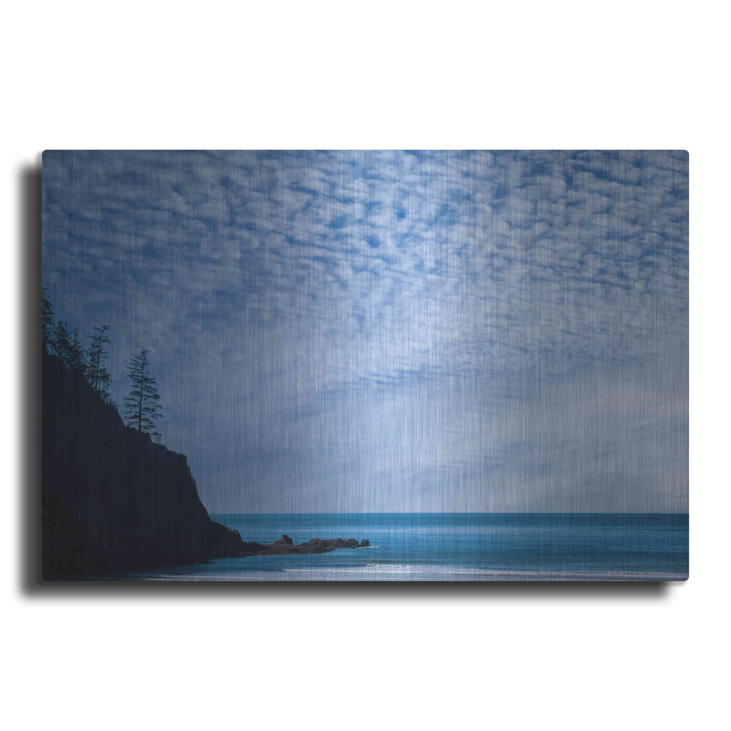 Luxe Metal Art  'Short Sand Beach'  by Don Schwartz, Metal Wall Art