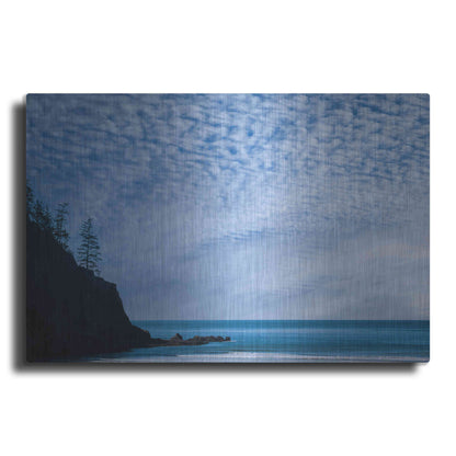Luxe Metal Art  'Short Sand Beach'  by Don Schwartz, Metal Wall Art