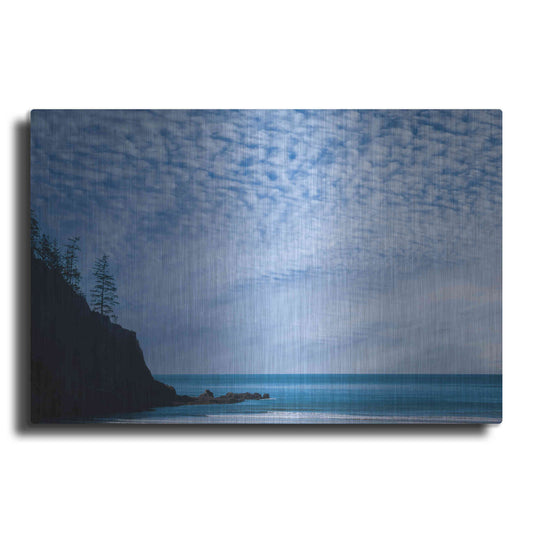 Luxe Metal Art  'Short Sand Beach'  by Don Schwartz, Metal Wall Art