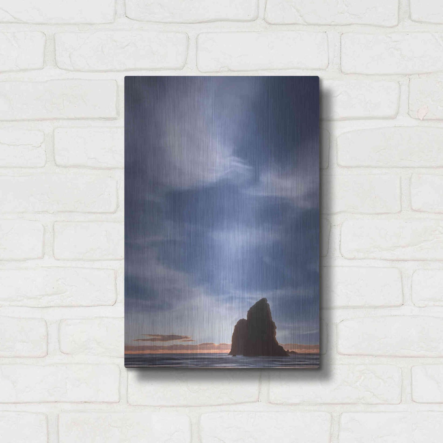 Luxe Metal Art  'The Needle'  by Don Schwartz, Metal Wall Art,12x16