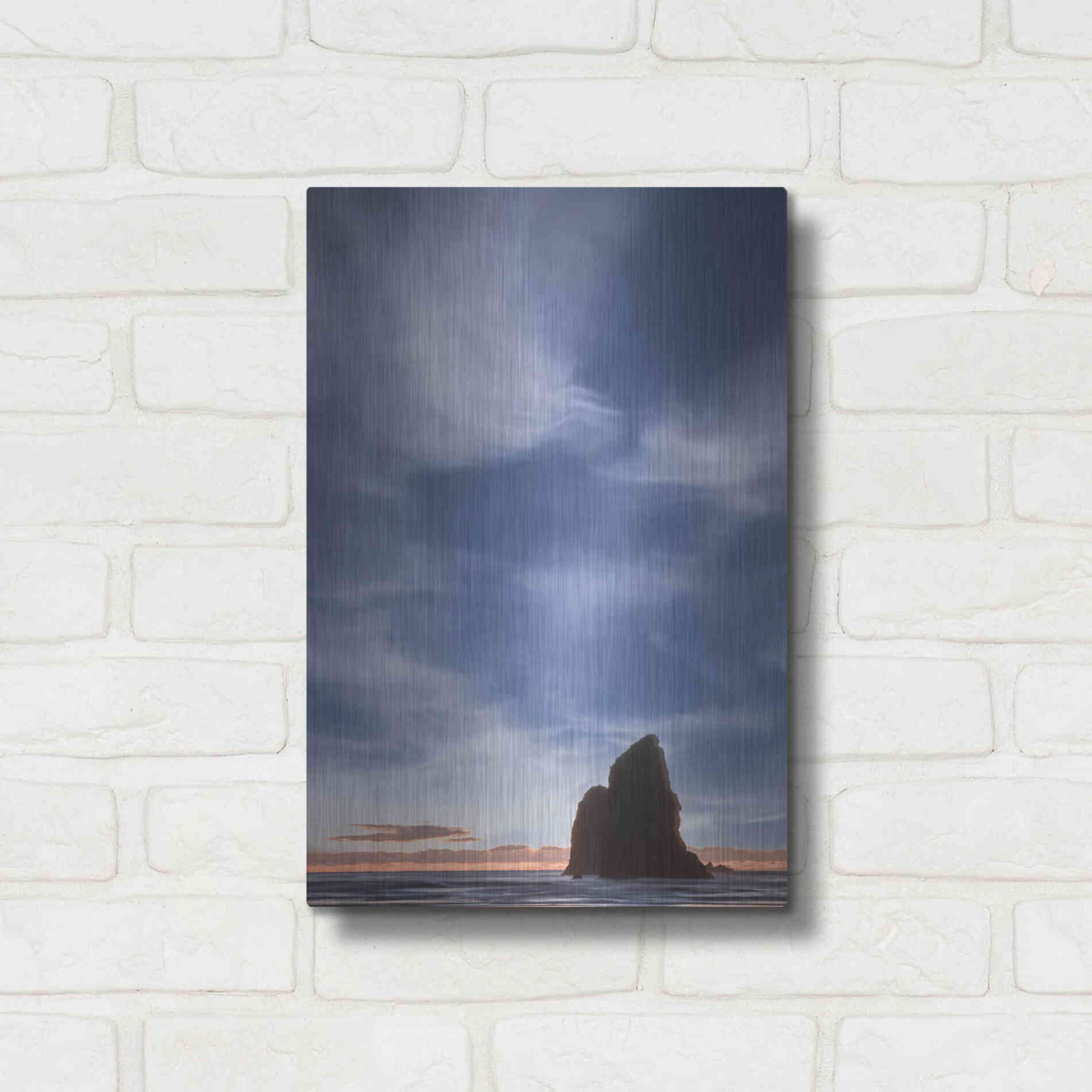 Luxe Metal Art  'The Needle'  by Don Schwartz, Metal Wall Art,12x16