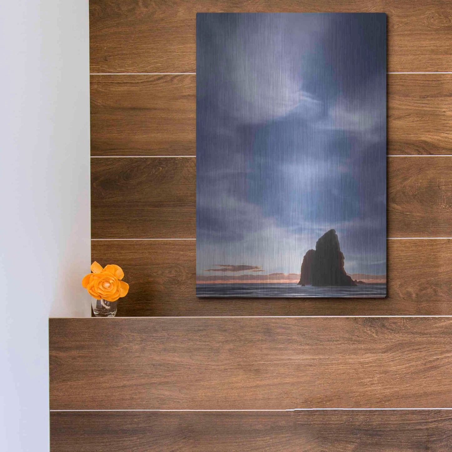 Luxe Metal Art  'The Needle'  by Don Schwartz, Metal Wall Art,12x16