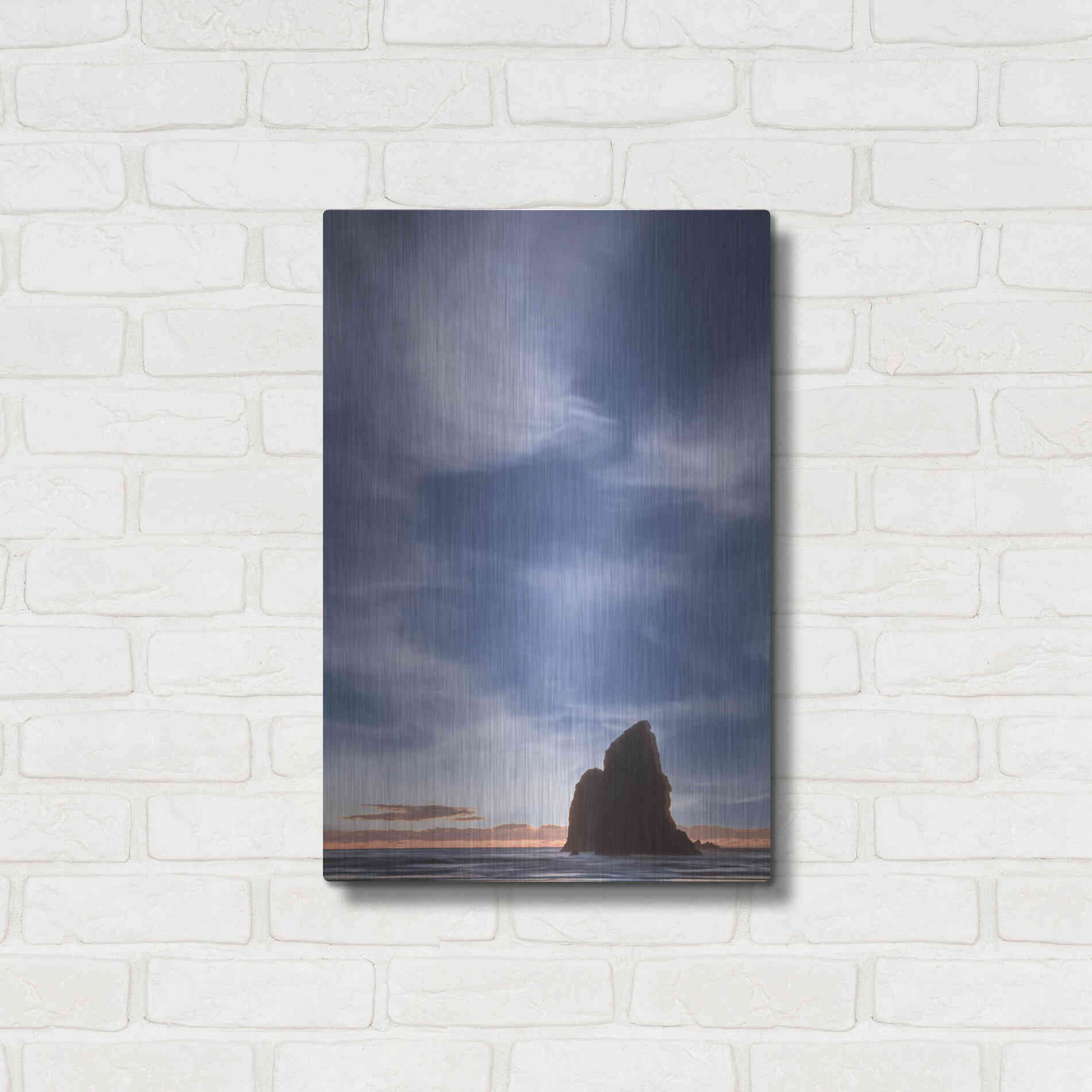 Luxe Metal Art  'The Needle'  by Don Schwartz, Metal Wall Art,16x24