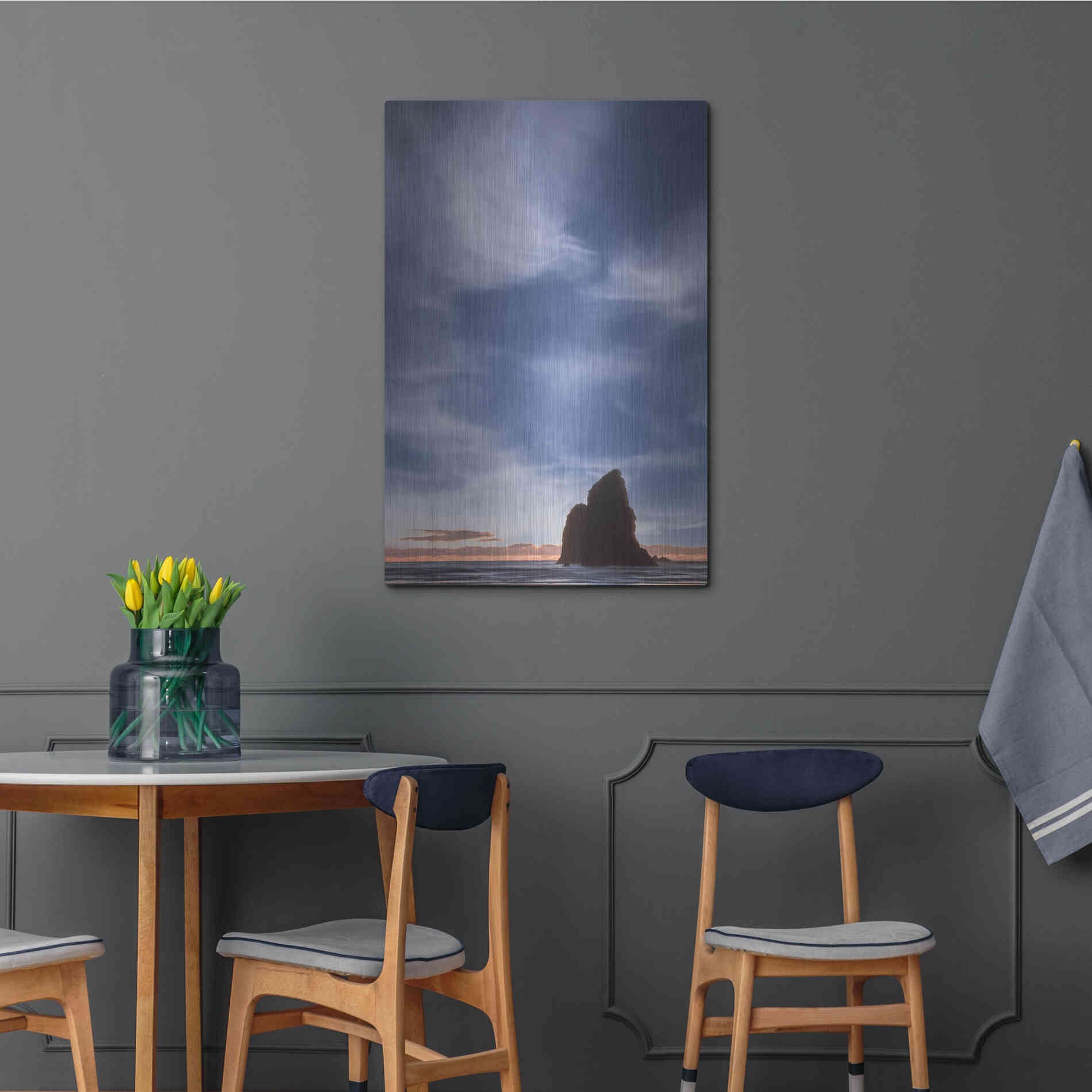 Luxe Metal Art  'The Needle'  by Don Schwartz, Metal Wall Art,24x36