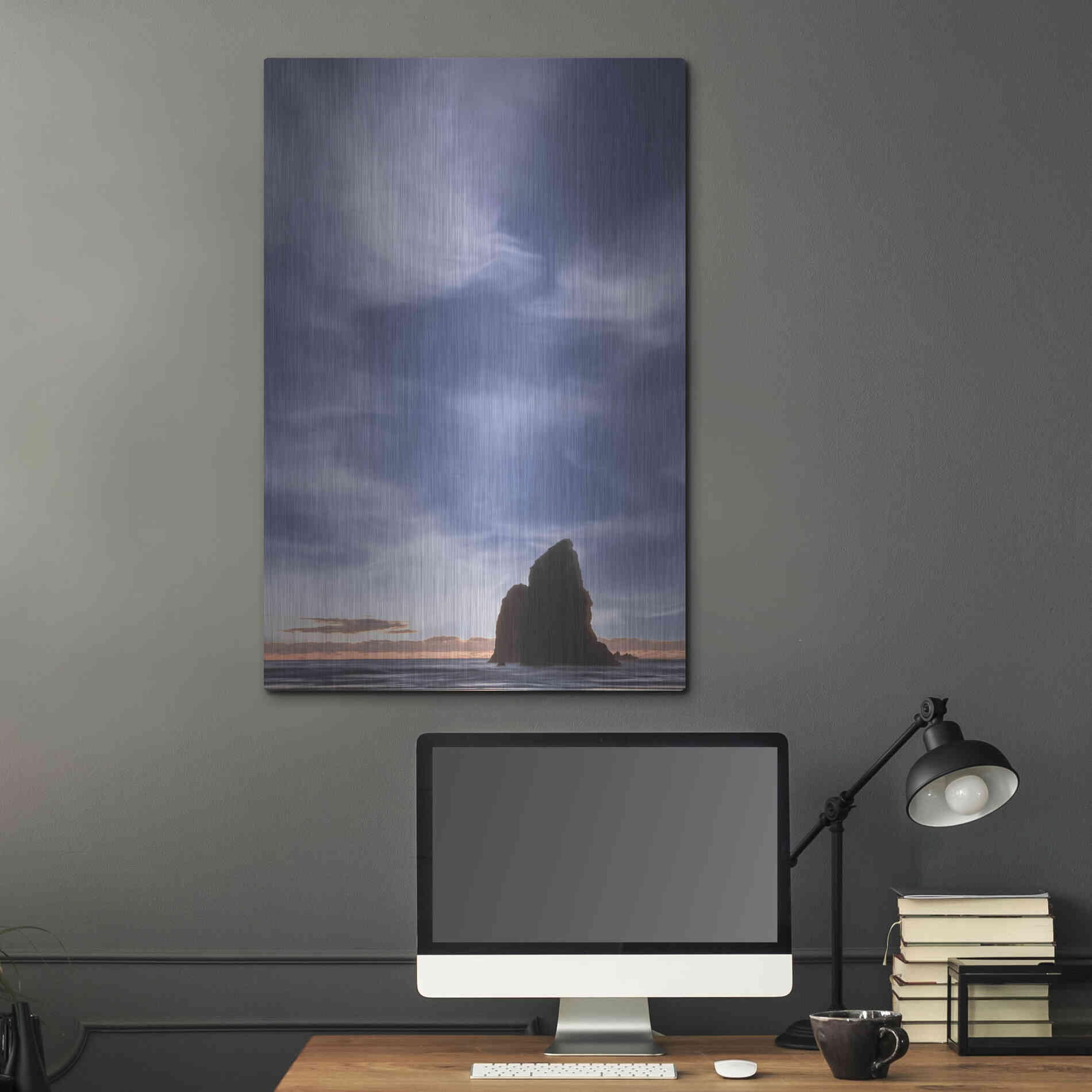 Luxe Metal Art  'The Needle'  by Don Schwartz, Metal Wall Art,24x36