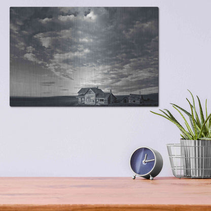 Luxe Metal Art  'The Old Homestead'  by Don Schwartz, Metal Wall Art,16x12