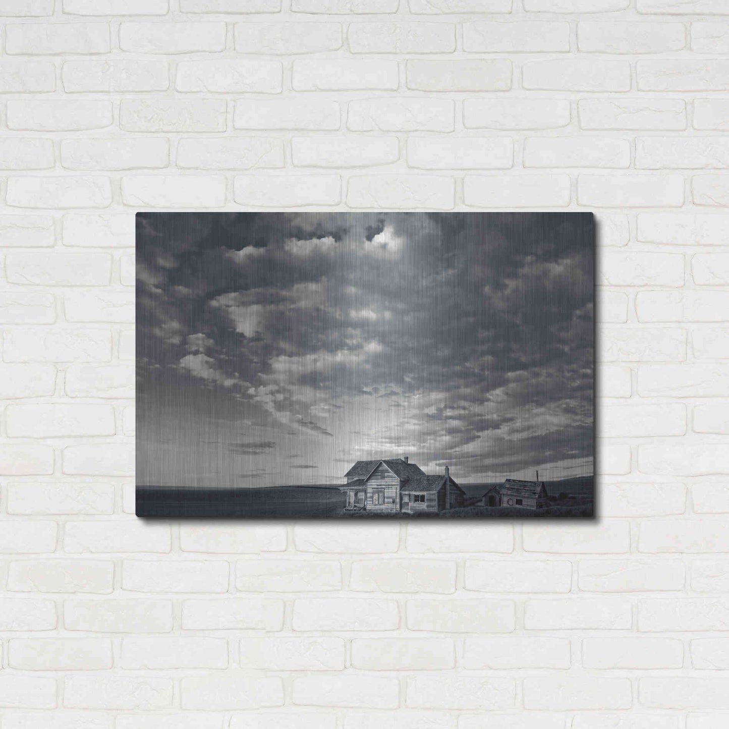 Luxe Metal Art  'The Old Homestead'  by Don Schwartz, Metal Wall Art,36x24