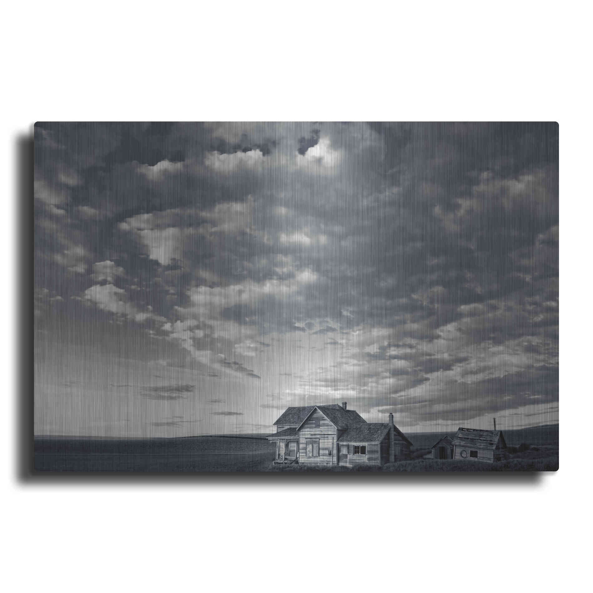 Luxe Metal Art  'The Old Homestead'  by Don Schwartz, Metal Wall Art