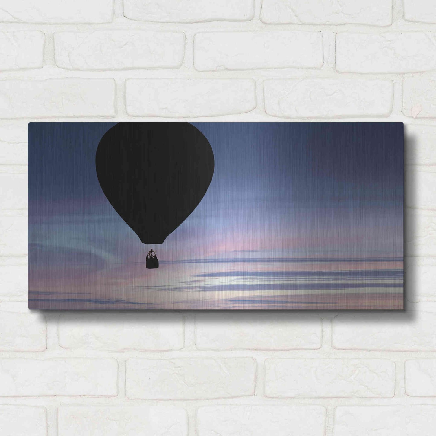 Luxe Metal Art  'Rising'  by Don Schwartz, Metal Wall Art,24x12