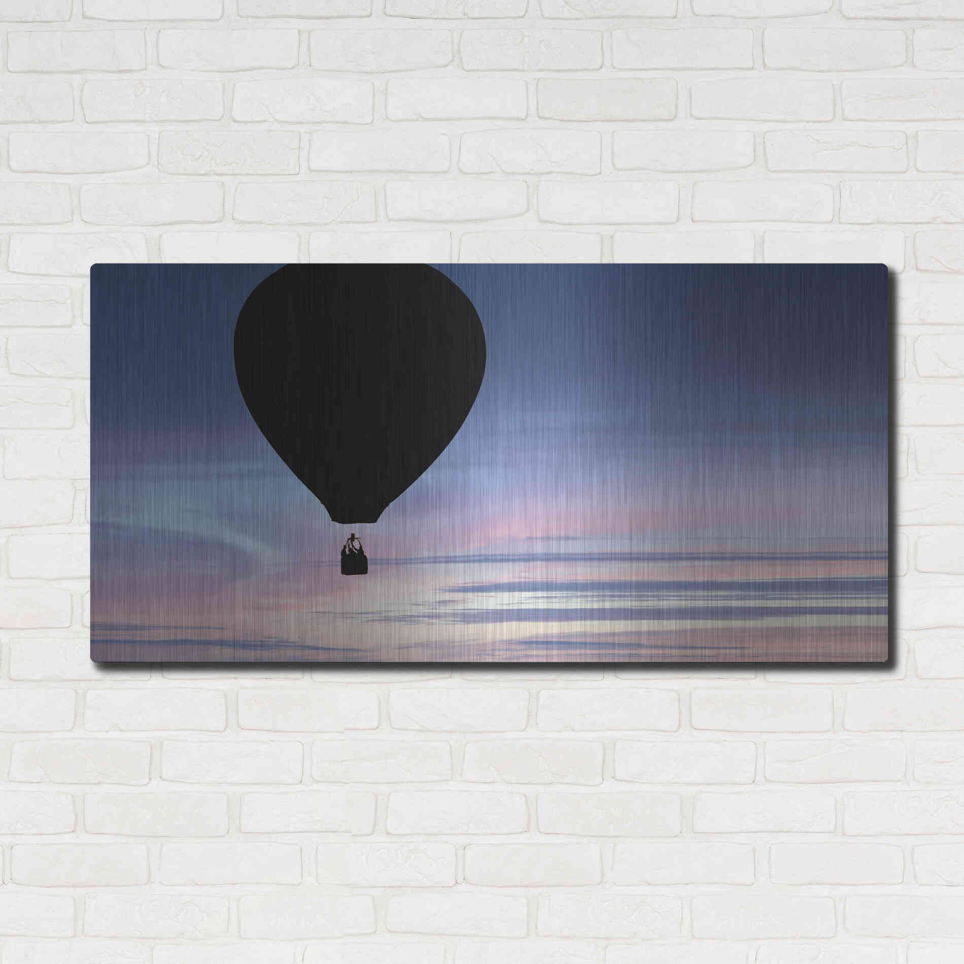 Luxe Metal Art  'Rising'  by Don Schwartz, Metal Wall Art,48x24