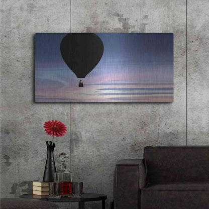 Luxe Metal Art  'Rising'  by Don Schwartz, Metal Wall Art,48x24