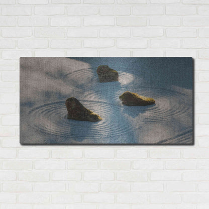 Luxe Metal Art  'Meditative Garden'  by Don Schwartz, Metal Wall Art,48x24