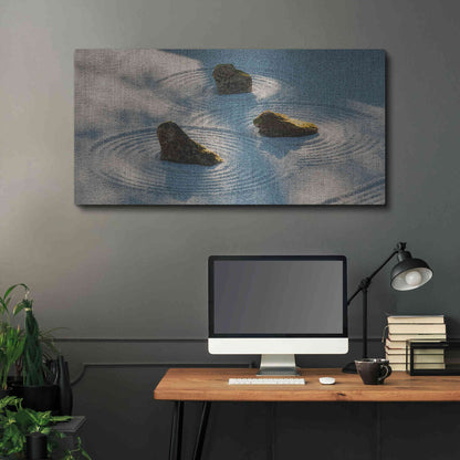 Luxe Metal Art  'Meditative Garden'  by Don Schwartz, Metal Wall Art,48x24