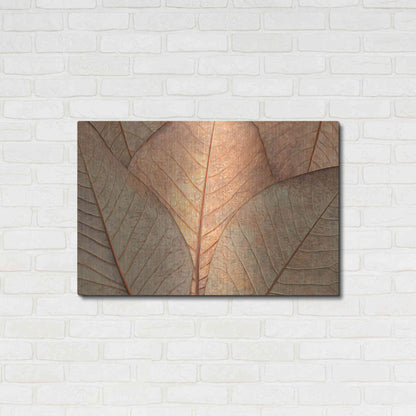 Luxe Metal Art  'Fallen Leaves'  by Don Schwartz, Metal Wall Art,36x24