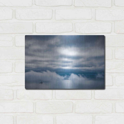 Luxe Metal Art  'Lighthouse In The Bay'  by Don Schwartz, Metal Wall Art,16x12