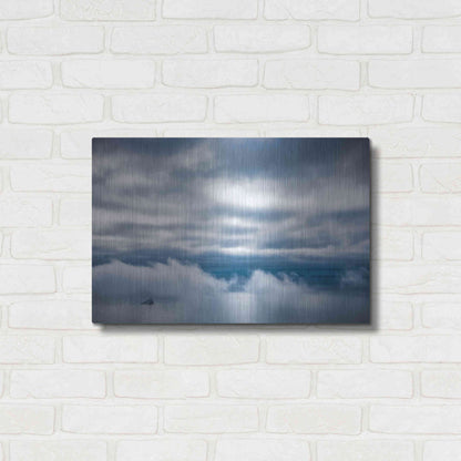 Luxe Metal Art  'Lighthouse In The Bay'  by Don Schwartz, Metal Wall Art,24x16