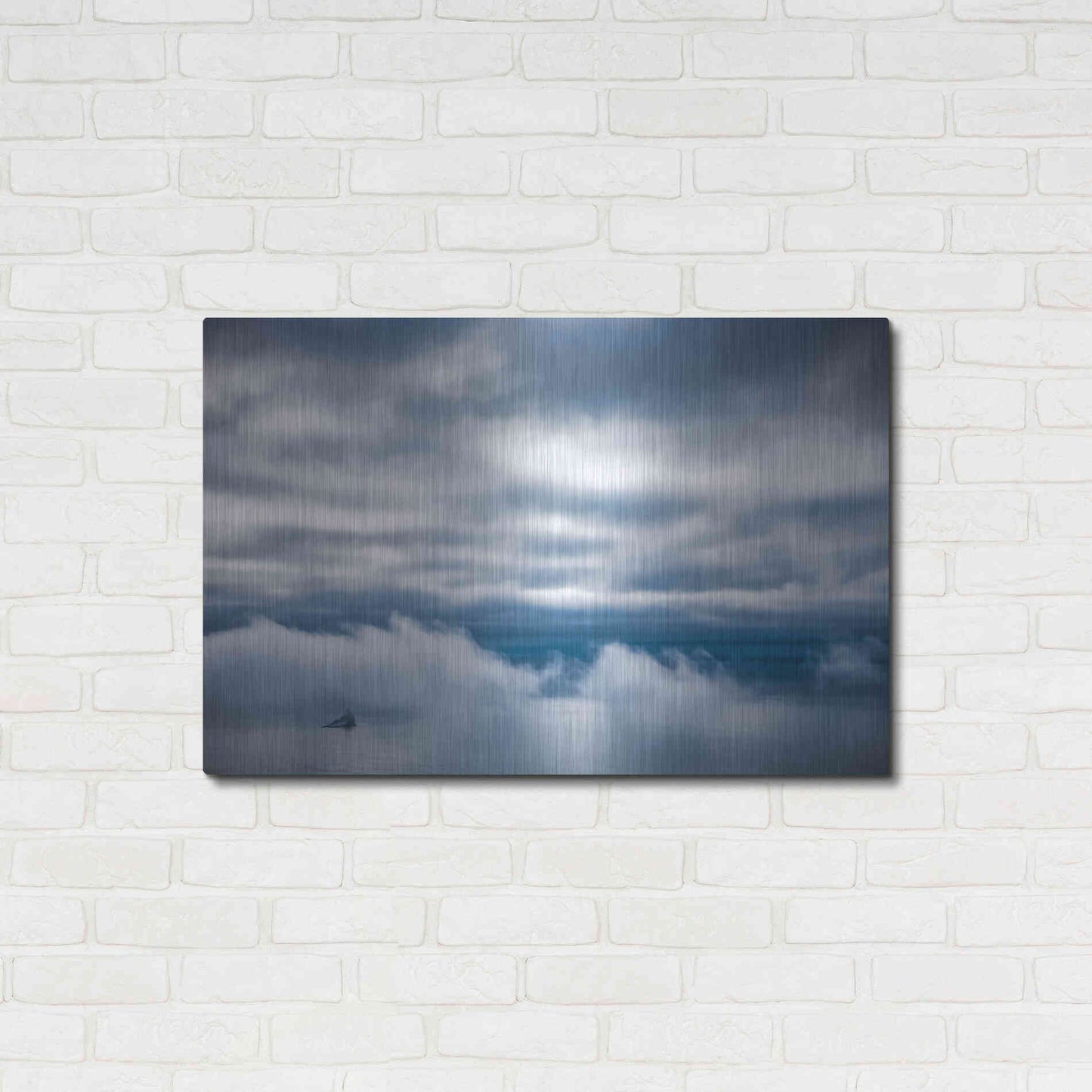 Luxe Metal Art  'Lighthouse In The Bay'  by Don Schwartz, Metal Wall Art,36x24