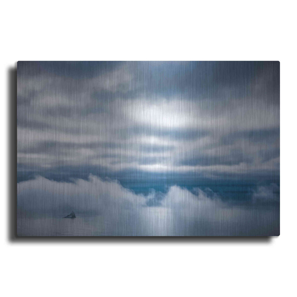 Luxe Metal Art  'Lighthouse In The Bay'  by Don Schwartz, Metal Wall Art