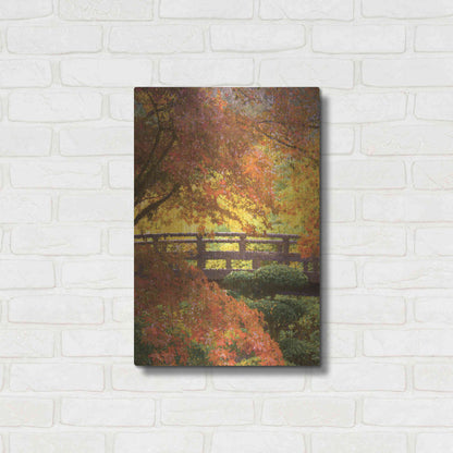 Luxe Metal Art  'Garden Bridge'  by Don Schwartz, Metal Wall Art,16x24