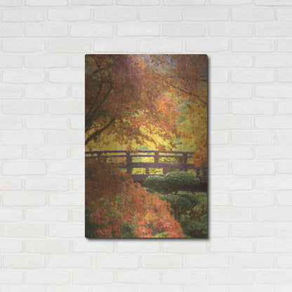 Luxe Metal Art  'Garden Bridge'  by Don Schwartz, Metal Wall Art,24x36