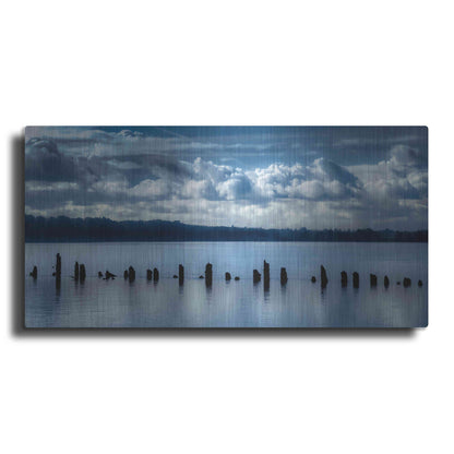 Luxe Metal Art  'Genteel Morning On The River'  by Don Schwartz, Metal Wall Art