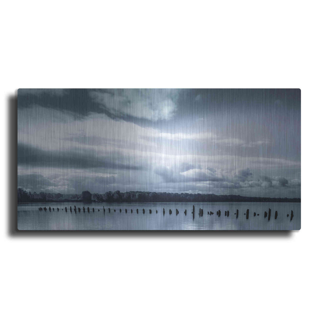 Luxe Metal Art  'Peaceful Morning On The River'  by Don Schwartz, Metal Wall Art