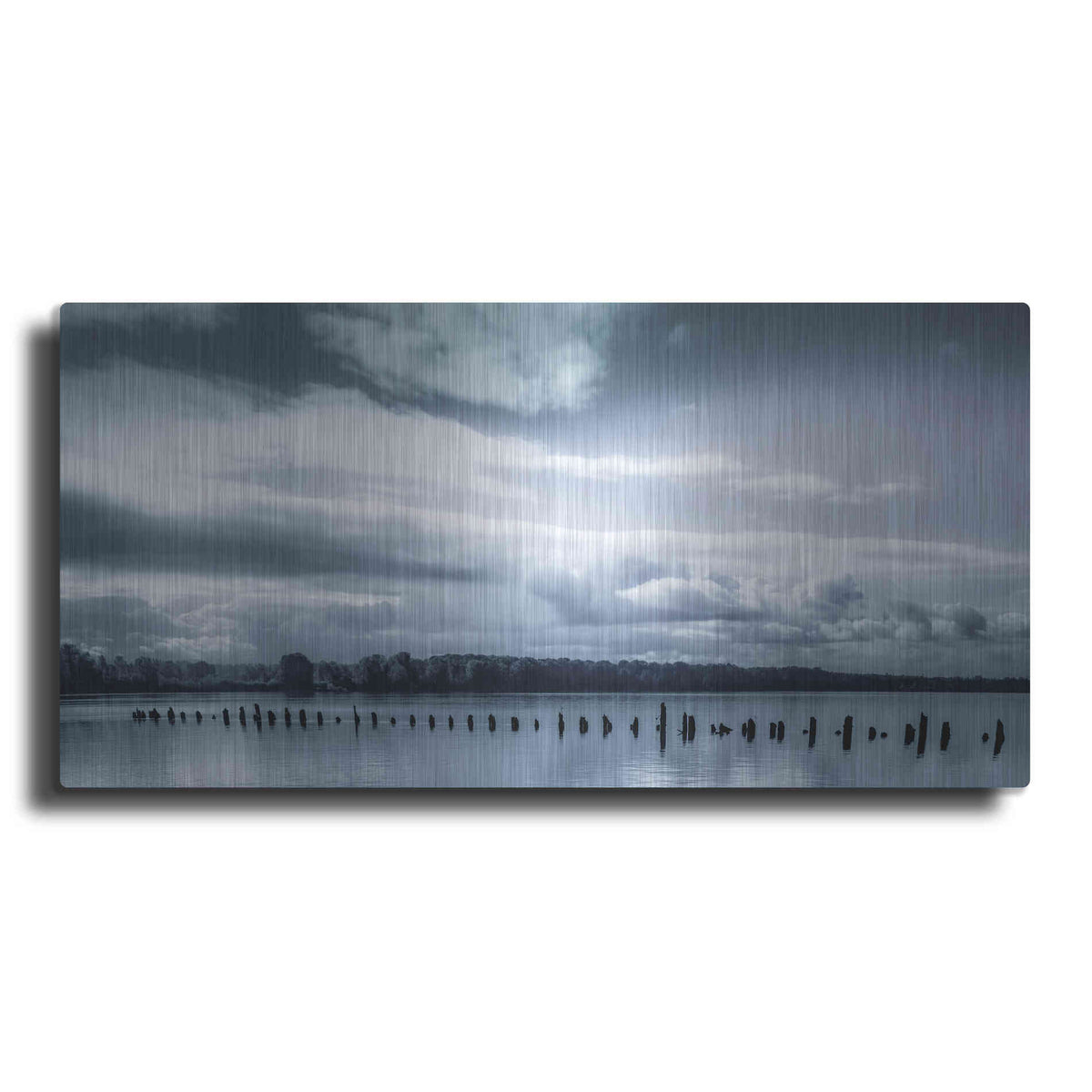 Luxe Metal Art  'Peaceful Morning On The River'  by Don Schwartz, Metal Wall Art