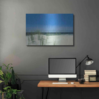 Luxe Metal Art  'Sunlit Coastal Dunes'  by Don Schwartz, Metal Wall Art,36x24