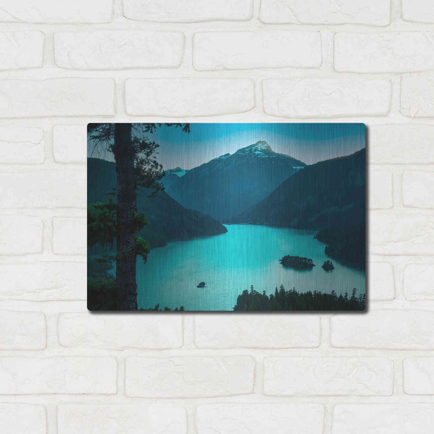 Luxe Metal Art  'Diablo Overlook'  by Don Schwartz, Metal Wall Art,16x12