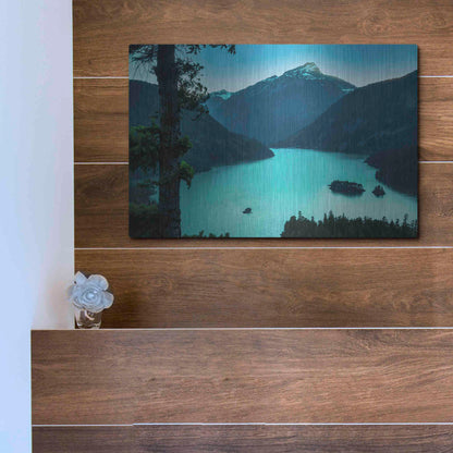 Luxe Metal Art  'Diablo Overlook'  by Don Schwartz, Metal Wall Art,16x12