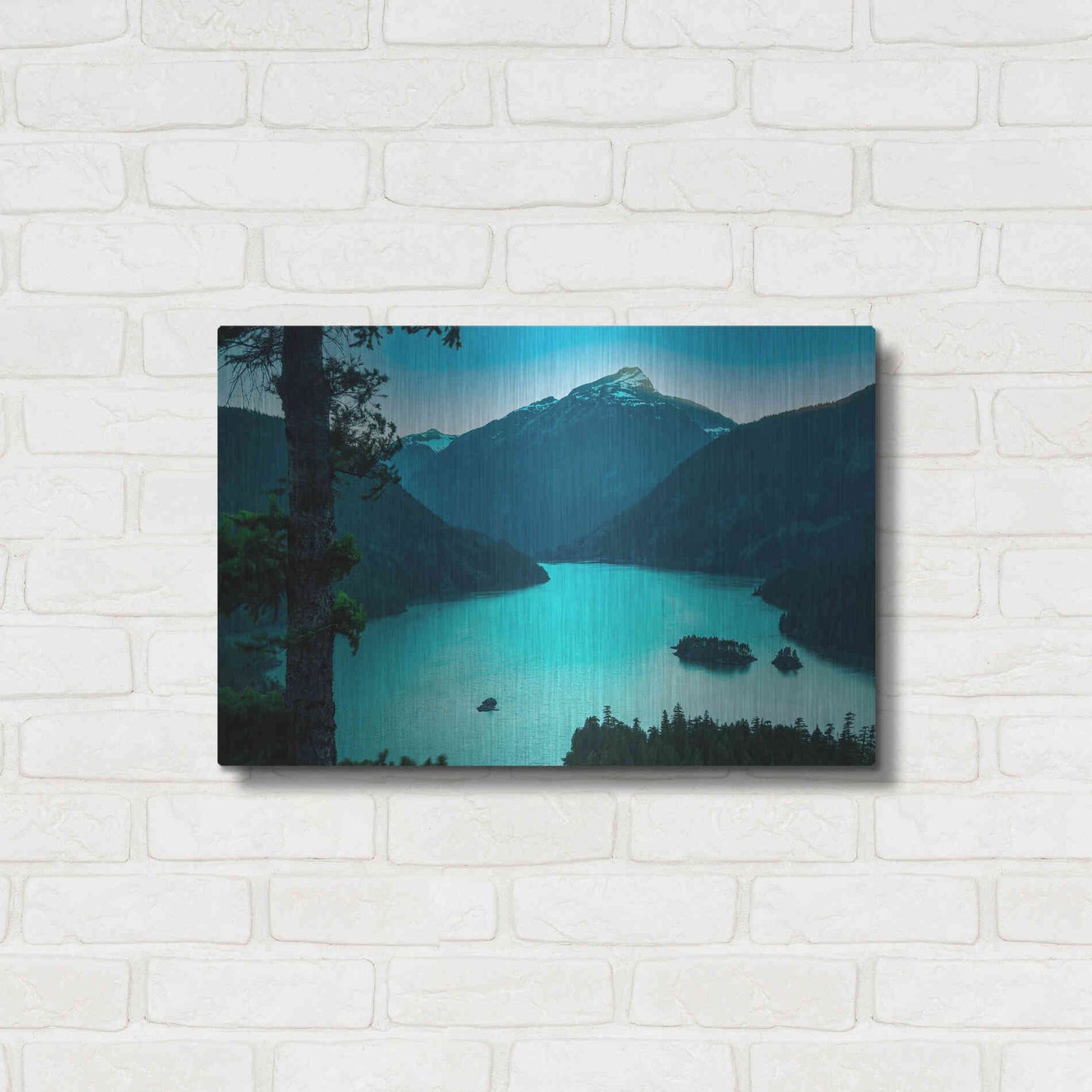 Luxe Metal Art  'Diablo Overlook'  by Don Schwartz, Metal Wall Art,24x16