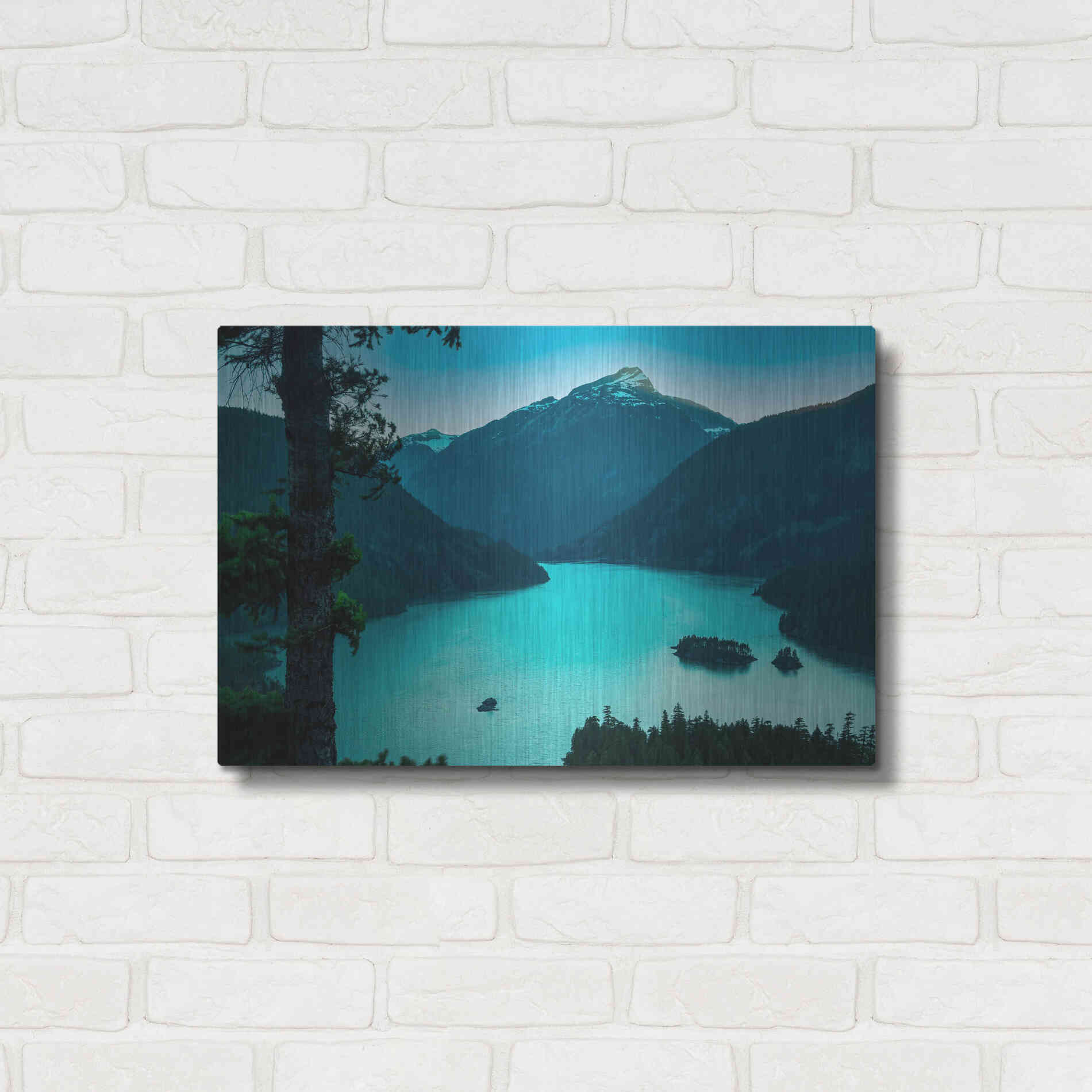 Luxe Metal Art  'Diablo Overlook'  by Don Schwartz, Metal Wall Art,24x16