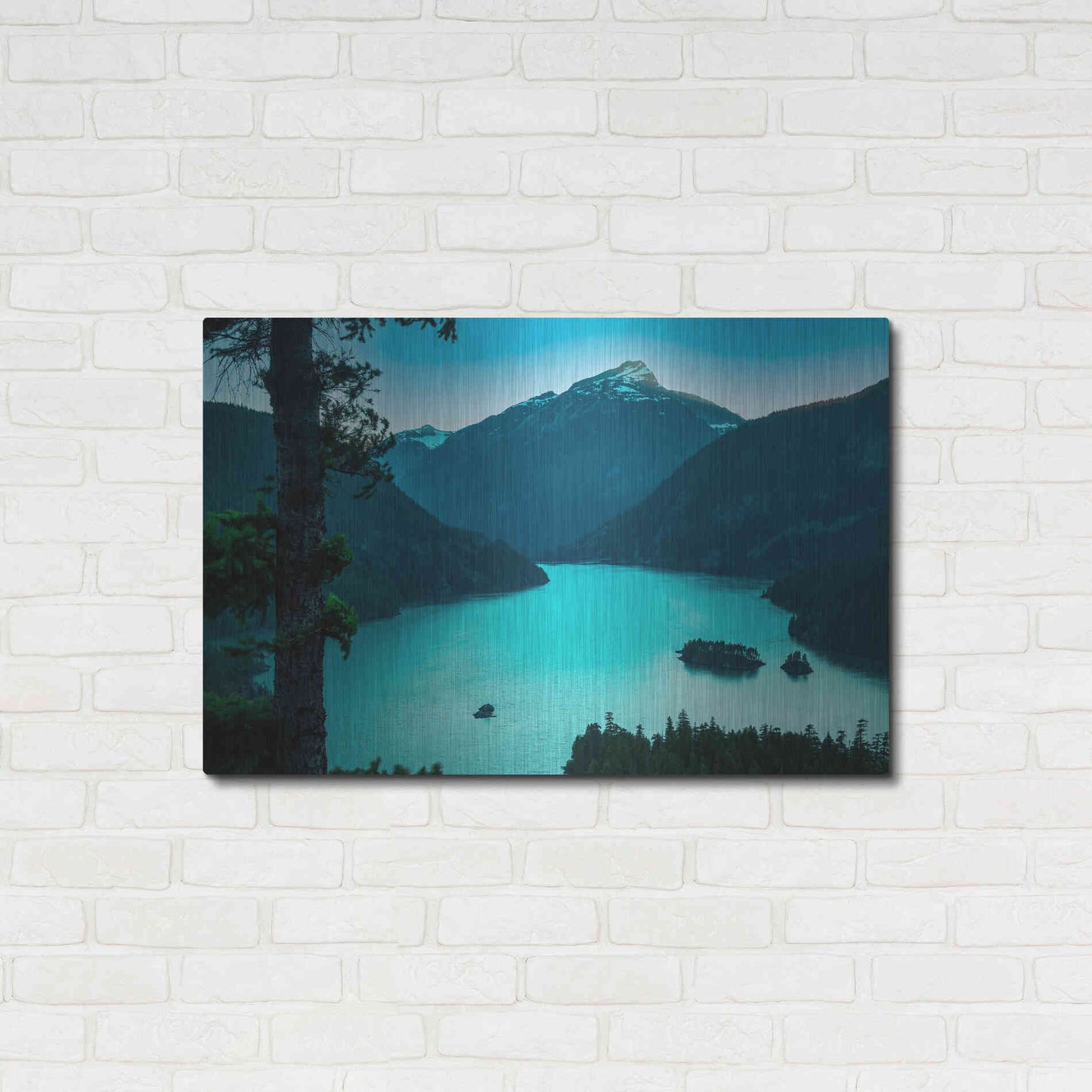 Luxe Metal Art  'Diablo Overlook'  by Don Schwartz, Metal Wall Art,36x24