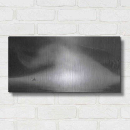Luxe Metal Art  'Into The Swirl Ii'  by Don Schwartz, Metal Wall Art,24x12