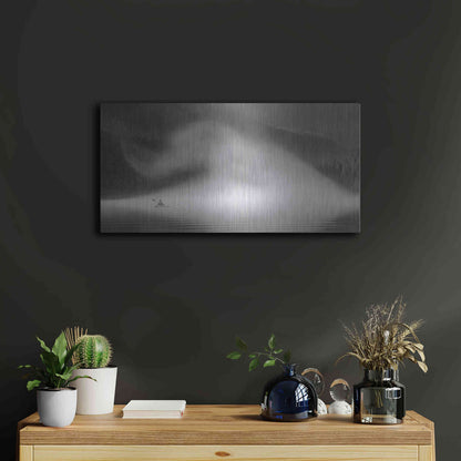 Luxe Metal Art  'Into The Swirl Ii'  by Don Schwartz, Metal Wall Art,24x12