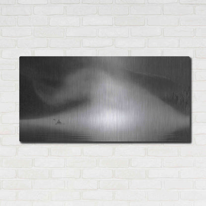 Luxe Metal Art  'Into The Swirl Ii'  by Don Schwartz, Metal Wall Art,48x24