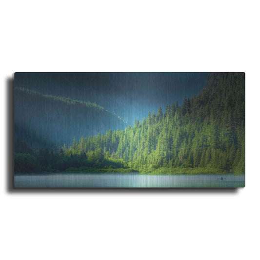 Luxe Metal Art  'Serene Paddle'  by Don Schwartz, Metal Wall Art