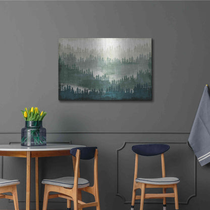 Luxe Metal Art 'Mountainscape' by Michael Mullan, Metal Wall Art,36x24