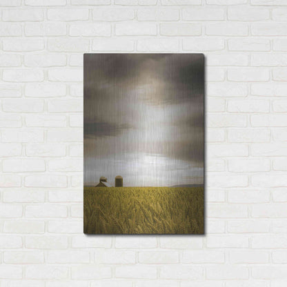 Luxe Metal Art  'Across The Wheat Field'  by Don Schwartz, Metal Wall Art,24x36