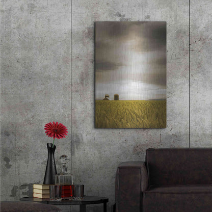 Luxe Metal Art  'Across The Wheat Field'  by Don Schwartz, Metal Wall Art,24x36