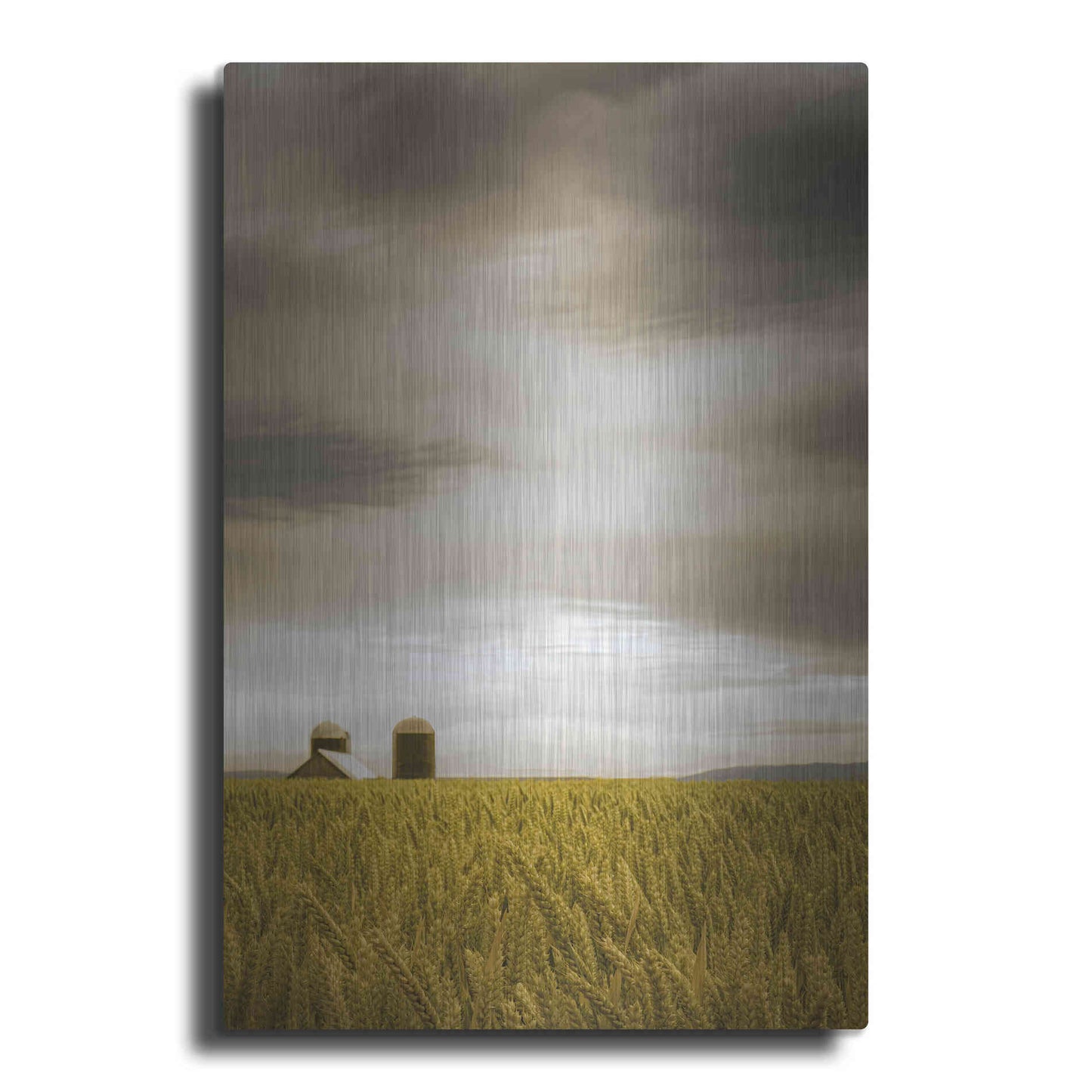 Luxe Metal Art  'Across The Wheat Field'  by Don Schwartz, Metal Wall Art