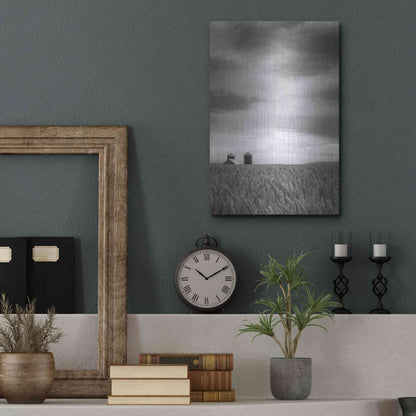 Luxe Metal Art  'Across The Wheat Field Ii'  by Don Schwartz, Metal Wall Art,12x16