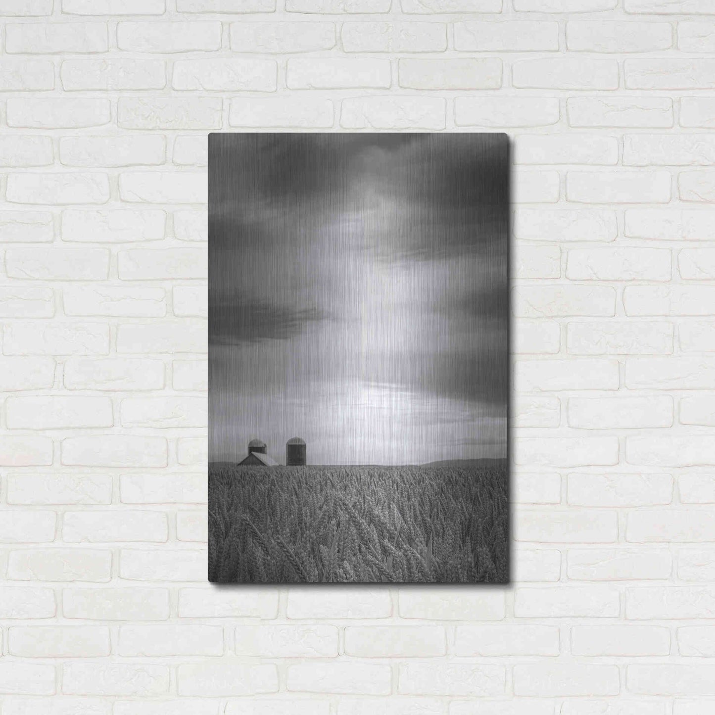 Luxe Metal Art  'Across The Wheat Field Ii'  by Don Schwartz, Metal Wall Art,24x36