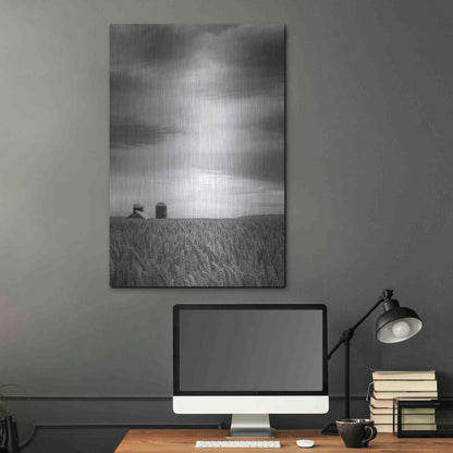 Luxe Metal Art  'Across The Wheat Field Ii'  by Don Schwartz, Metal Wall Art,24x36