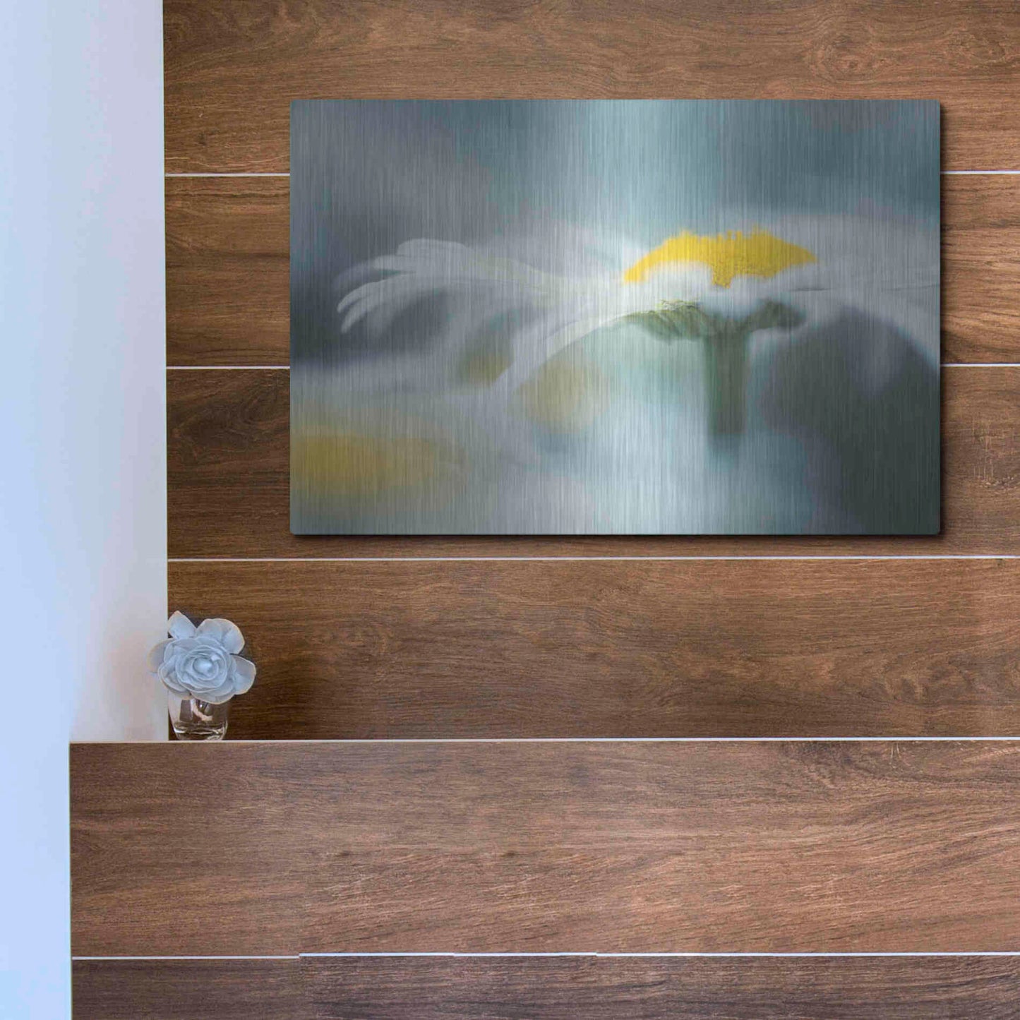 Luxe Metal Art  'Summer Morning'  by Don Schwartz, Metal Wall Art,16x12