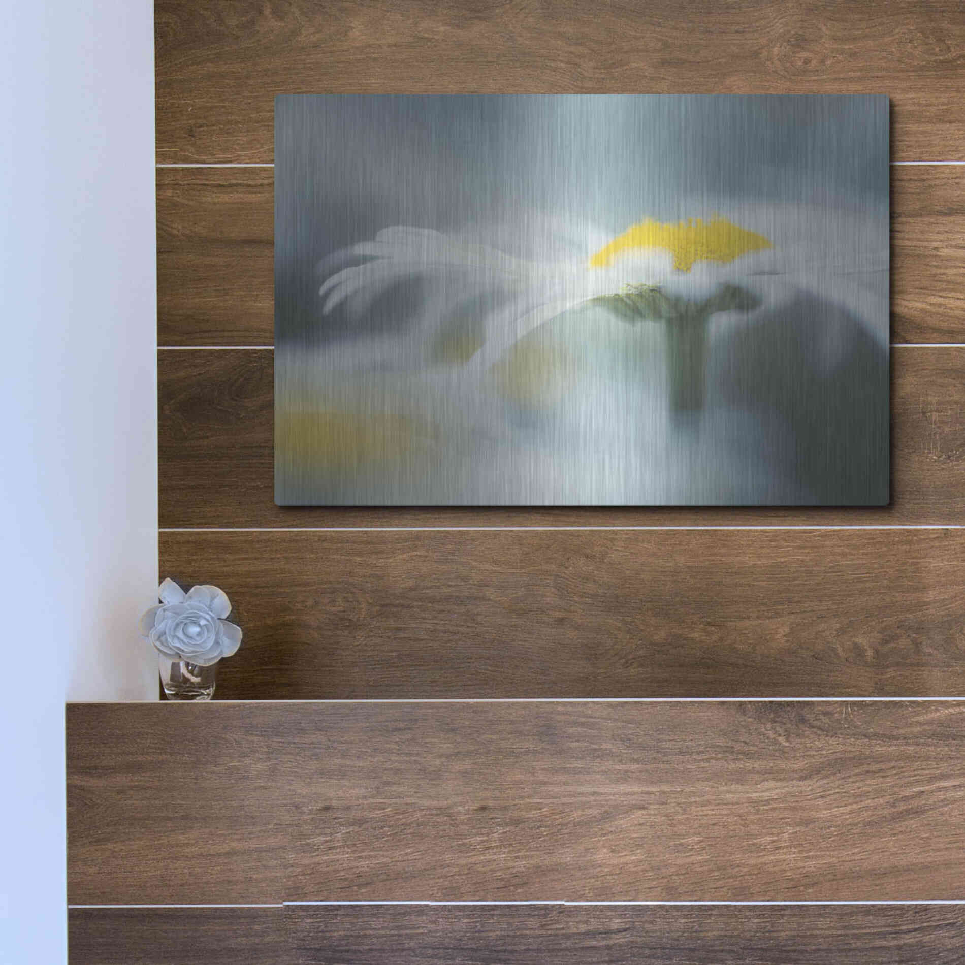 Luxe Metal Art  'Summer Morning'  by Don Schwartz, Metal Wall Art,16x12