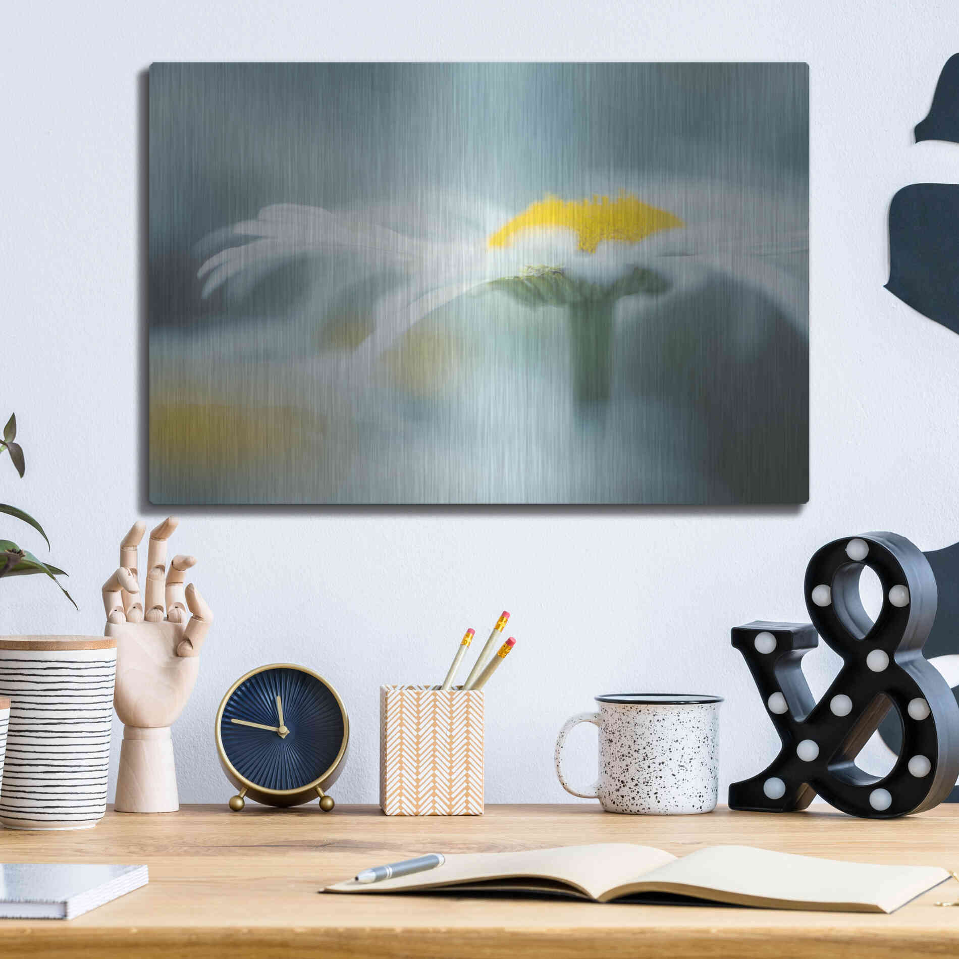 Luxe Metal Art  'Summer Morning'  by Don Schwartz, Metal Wall Art,16x12