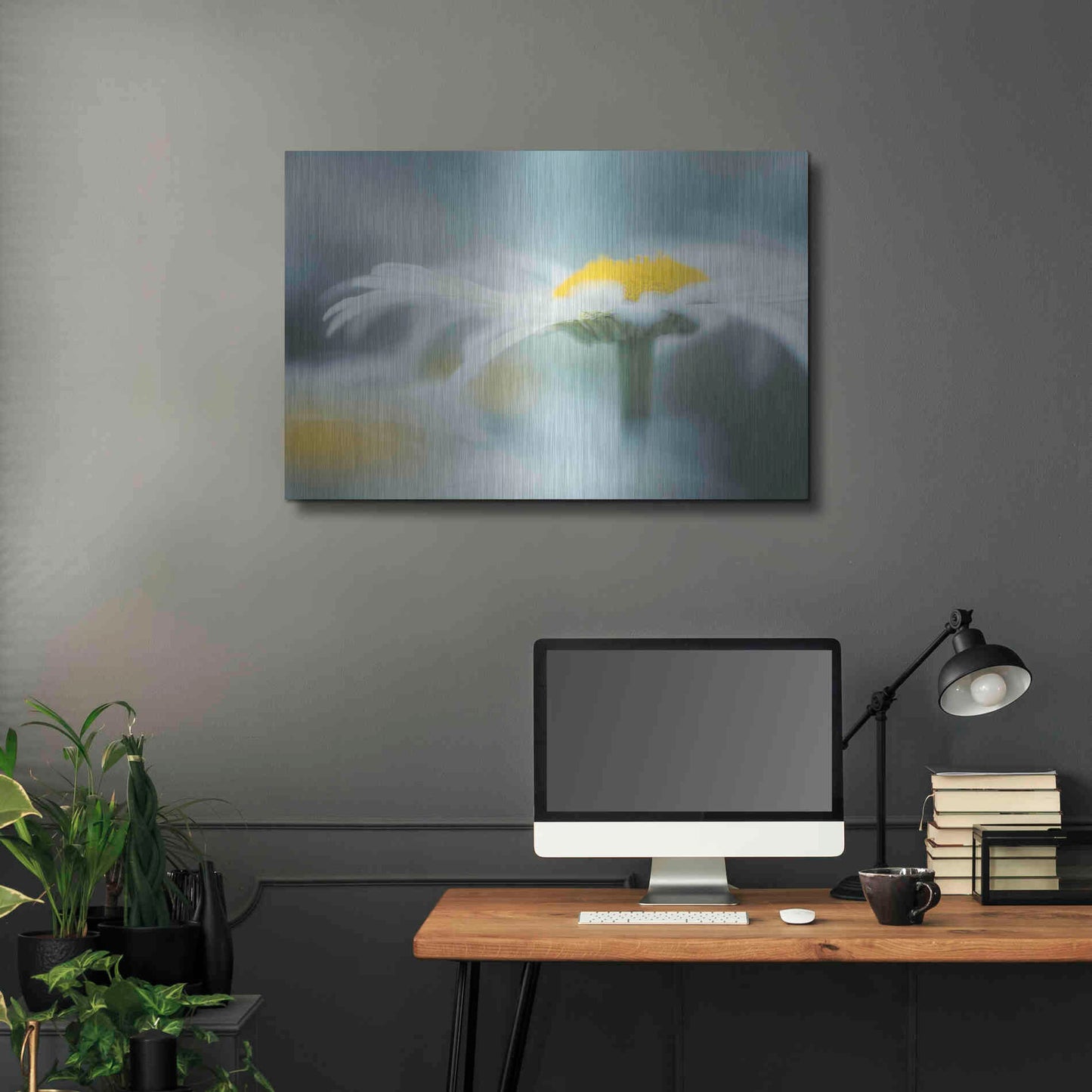 Luxe Metal Art  'Summer Morning'  by Don Schwartz, Metal Wall Art,36x24